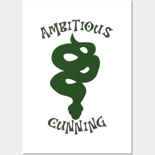 Cunning and ambitious simple snake Posters and Art